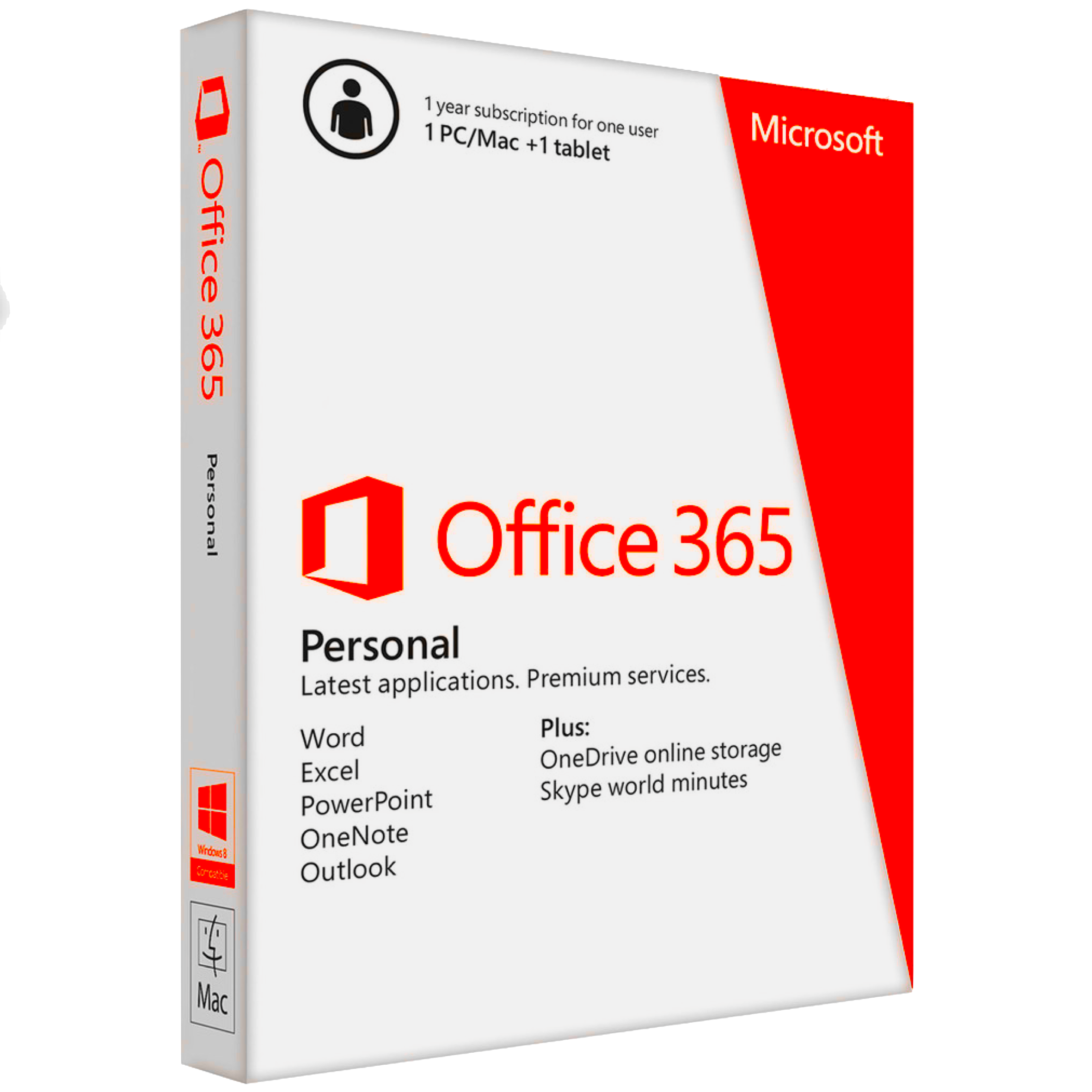 Image of Microsoft Office 365 PERSONAL (Suscripción) Compatible con PC-MAC-IOS-IPADOS-ANDROID