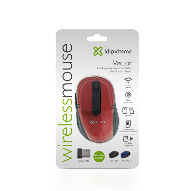 Mouse KMW-330 Vector WIRELESS 1600dpi  KlipXtreme