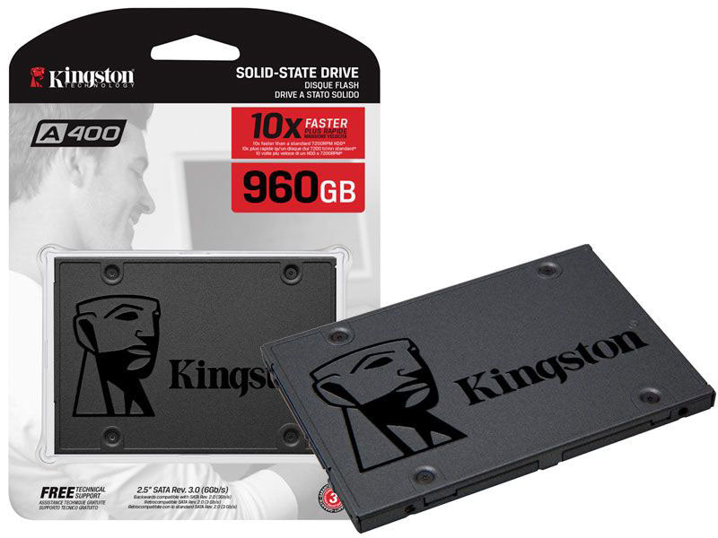 Disco de Estado Sólido SSD 960GB A400 SATA3 2.5” 7mm KINGSTON