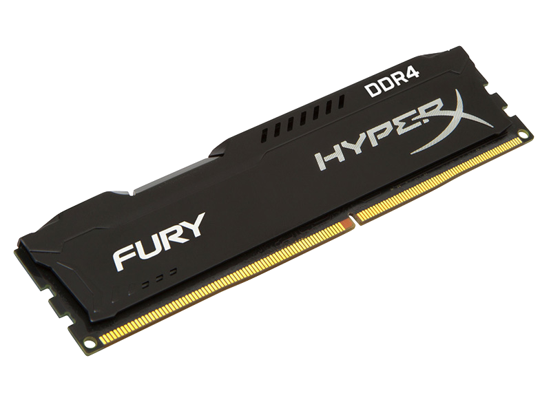 Image of Memoria Ram 4GB 2666MHz 288 espigas DDR4 CL16 DIMM Black HYPERX HX426C16FB3/4 Kingston