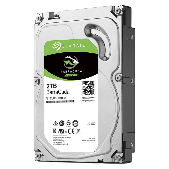 Disco Duro Interno 3,5” Barracuda ST2000DM008 2TB 256mb 7200rpm SATA3 Seagate