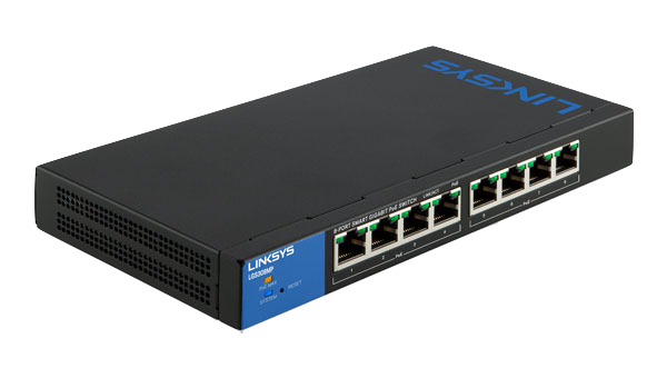 SWITCH POE LGS308MP ADMINISTRABLE GIGA 130 WATT  LINKSYS