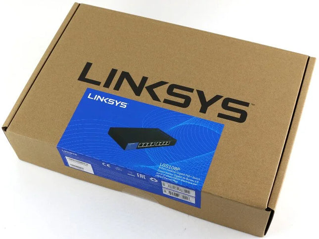 Switch 8 puertos Linksys LGS108P 4Gigabit + 4POE Sin gestionar