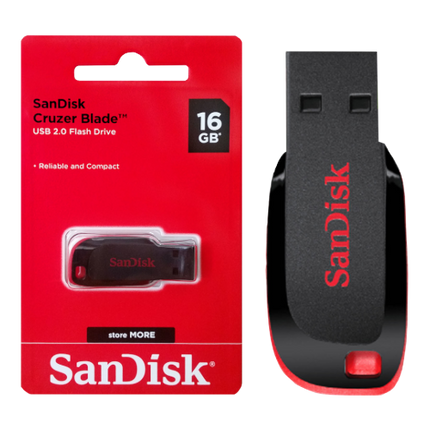 MEMORIA FLASH CRUZER BLADE  MICRO DUO 16GB SANDISK