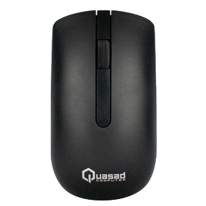 Ratón QM-675G 1200dpi Wireless Black QUASAD