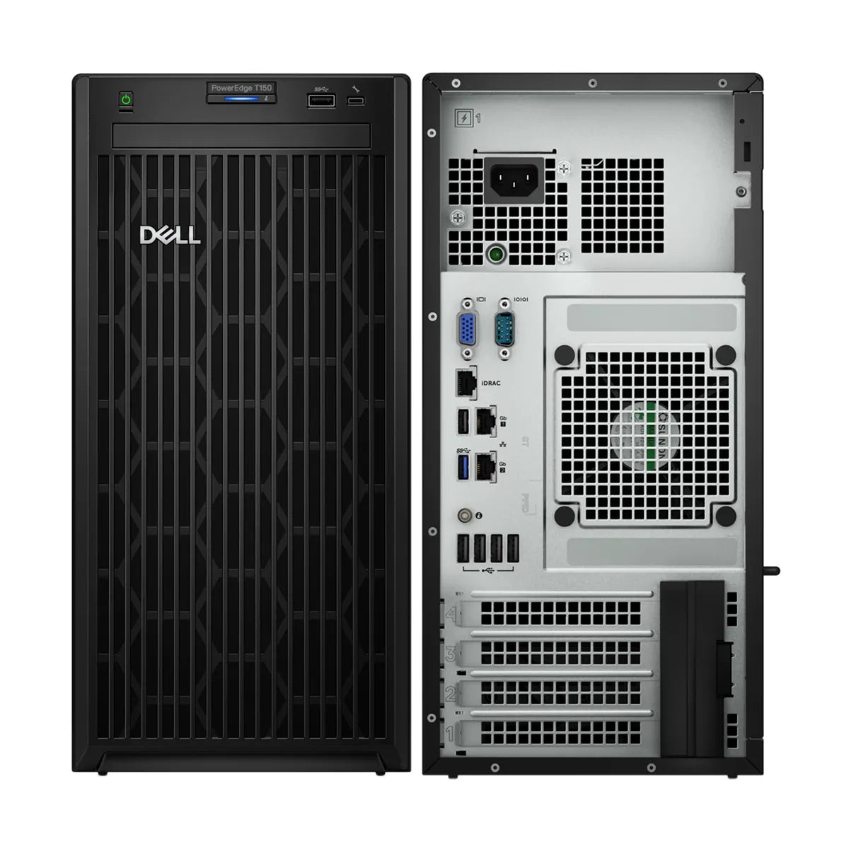 SERVER DELL PowerEdge T150 Intel Xeon E-2336G 16GB 2TB SATA 3.5Inc HDD iDRAC9B15G PERC H355
