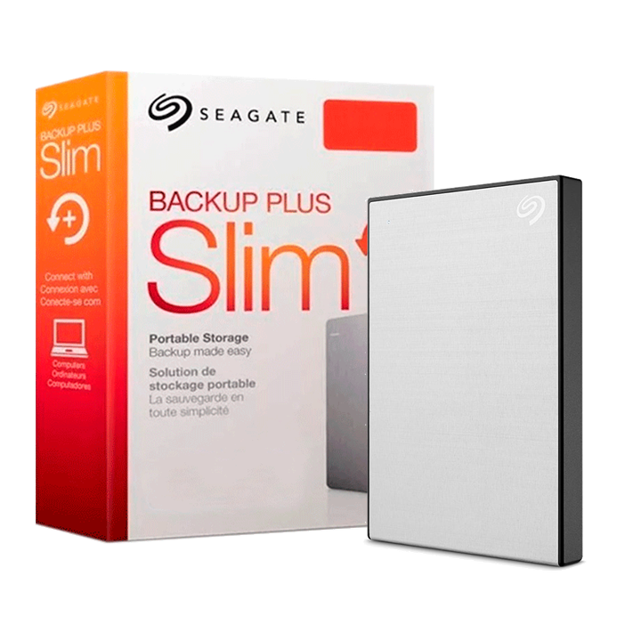 Disco Duro Externo Slim 1TB silver USB 3 STHN1000401 Seagate