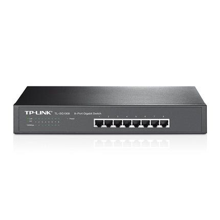 Switch con Base de Montaje / de Escritorio de 8 Puertos Gigabit TL-SG1008 TP LINK