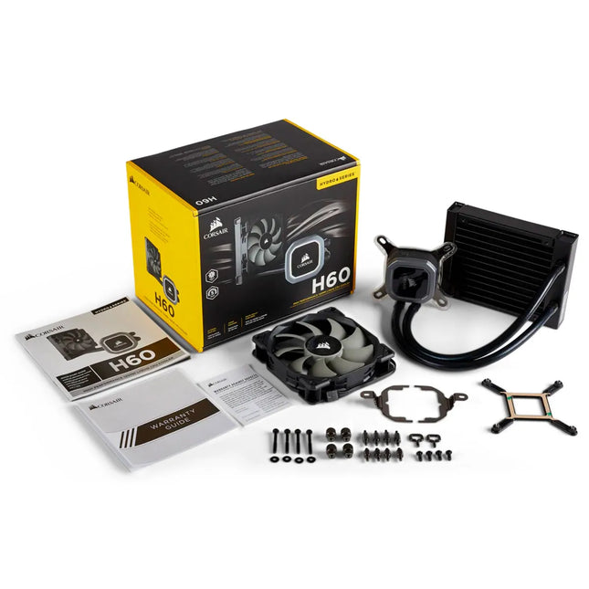 Cooler Corsair Hydro SERIES H60 120mm Radiator Single 120mm PWM Fan Liquid CPU CW-9060036-WW