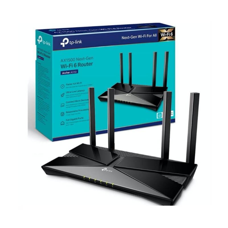 Router WI-FI 6 AX1500 Doble Banda ARCHER AX10 Gigabit