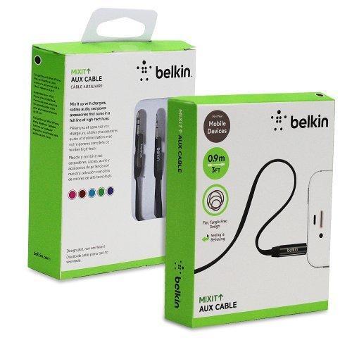 Cable Auxiliar de audio - miniconector estéreo (M) a miniconector estéreo (M) Belkin AV10127tt03-BLK