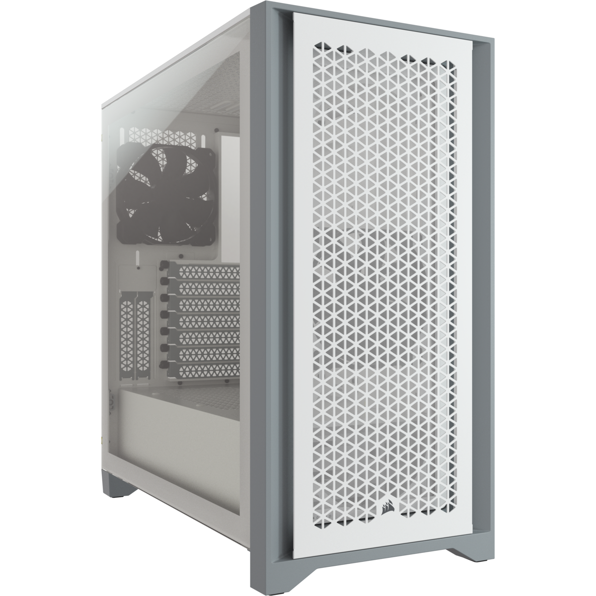 Image of Chasis ATX semitorre con cristal templado 4000D AIRFLOW, blanco CC-9011201-WW