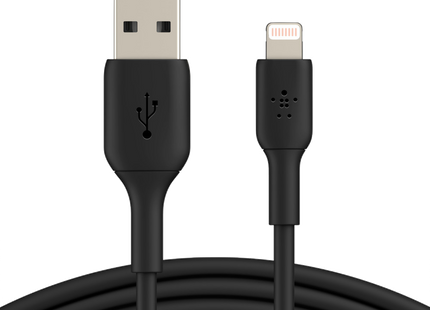 Cable Lightning (M) a USB (M)  1 metro black     BELKIN