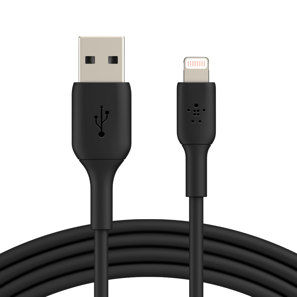 Image of Cable Lightning (M) a USB (M)  1 metro black     BELKIN