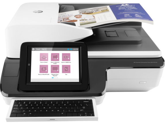 Escáner ScanJet Enterprise Flow N9120 fn2 HP a dos caras