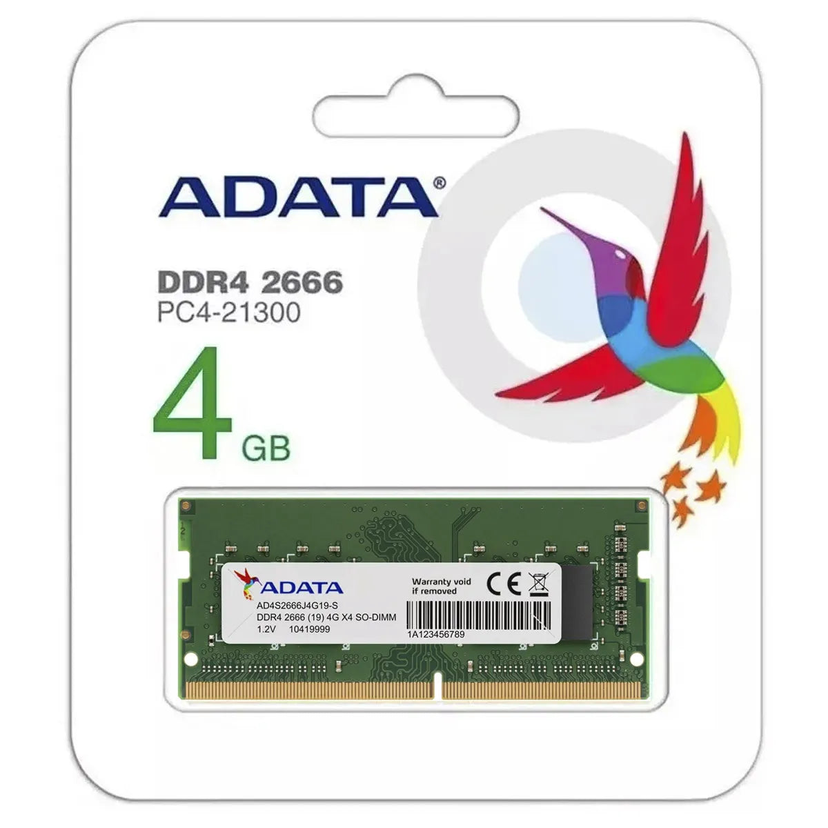 Memoria Ram SO-DIMM ADATA 4GB PC-2666 DDR4 CL19