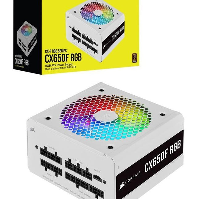 Fuente de Alimentación CORSAIR CX650F RGB 650W SERIES 80 PLUS BRONZE