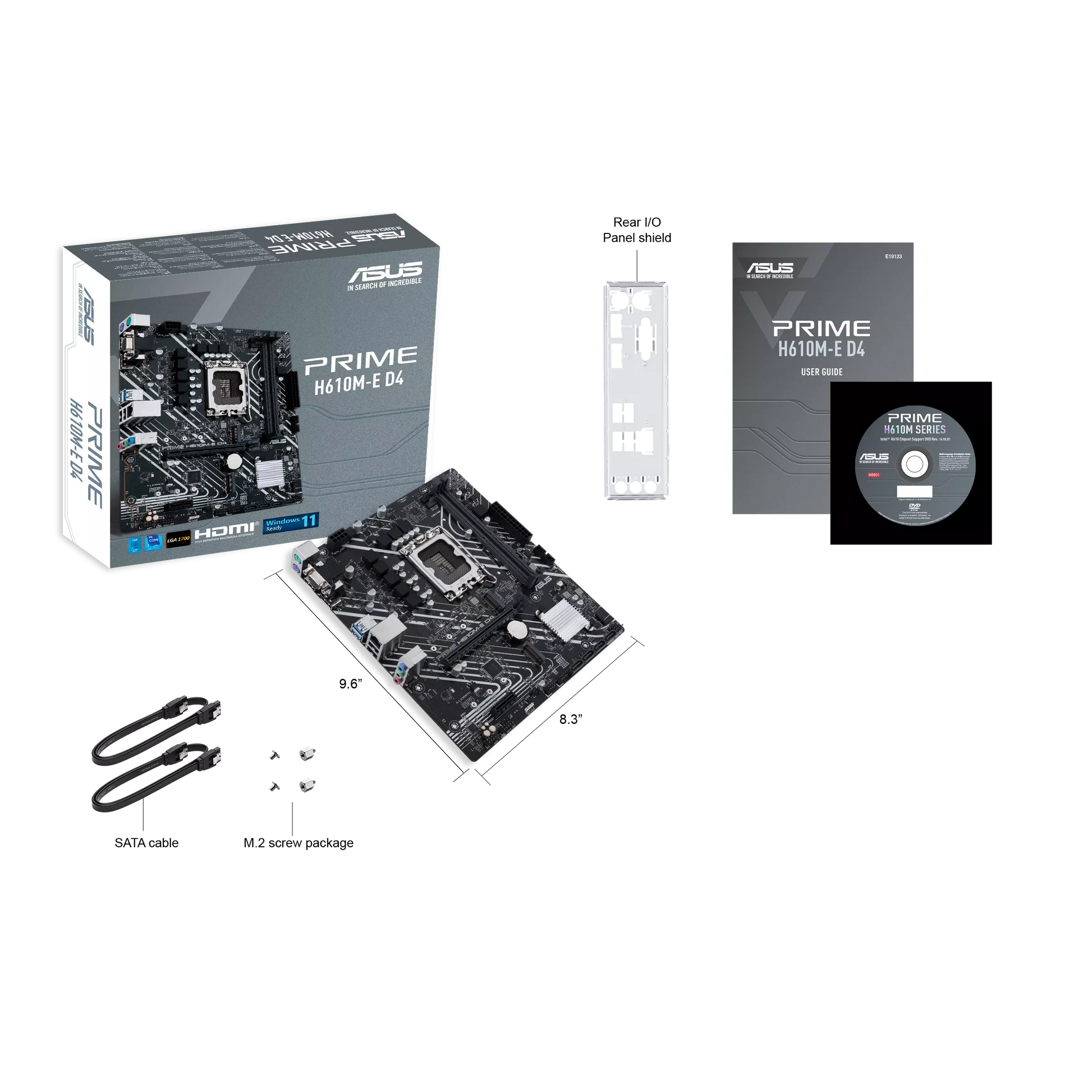 Tarjeta Madre ASUS PRIME H610M-E D4