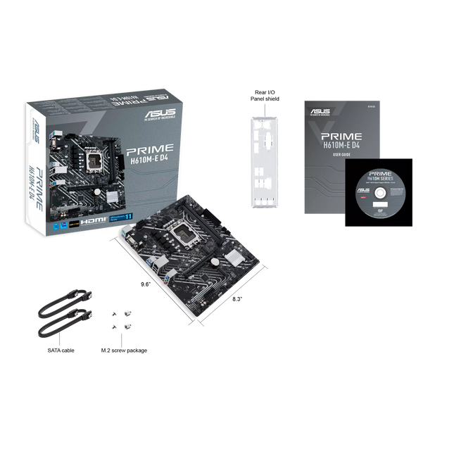 Tarjeta Madre ASUS PRIME H610M-E D4