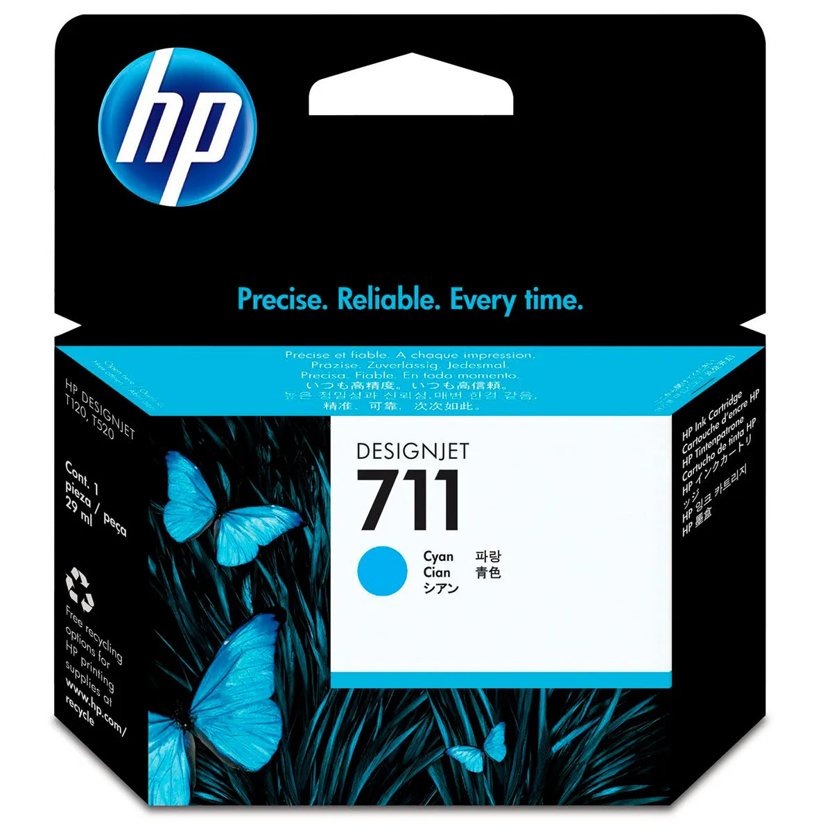 Image of Cartucho de tinta HP 711 original