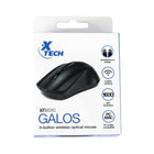 Ratón Inalámbrico 2.4 GHz 4button 1600dpi Black XTM310BK galos  XTECH