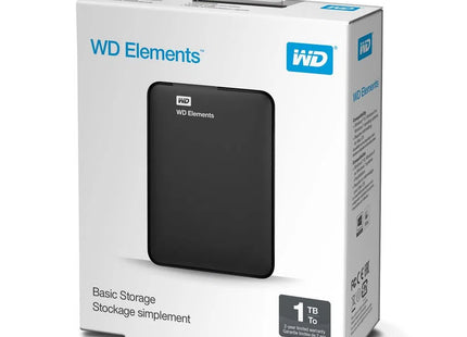 Disco duro Externo 1TB  USB 3  WESTERN DIGITAL ELEMENTS