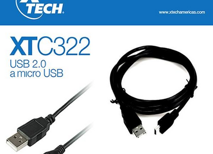 Cable USB-C (M) reversible a Micro-USB tipo B (M)xtc 322 Xtech