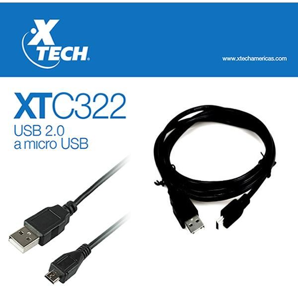 Cable USB-C (M) reversible a Micro-USB tipo B (M)xtc 322 Xtech