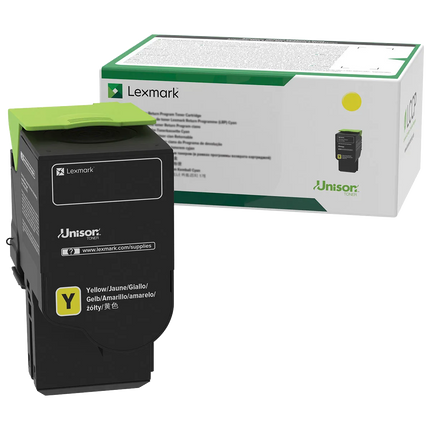 Toner Amarillo 1400 páginas CS421-521-622 | CX421-522-622-625 78C40Y0 Lexmarkk