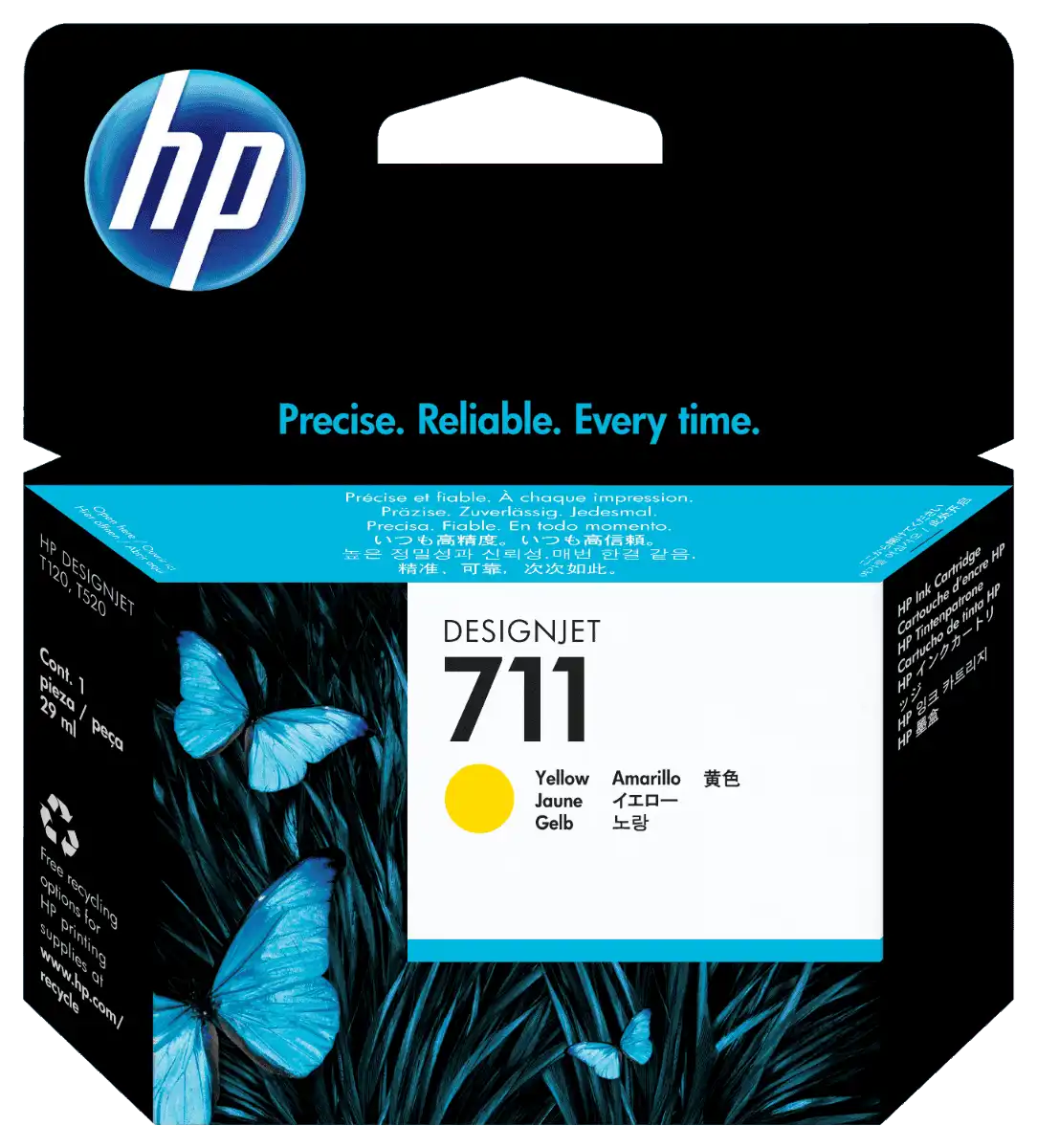 Image of Cartucho de tinta HP 711 original
