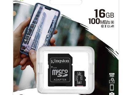 Tarjeta de memoria flash (adaptador microSDHC a SD Incluido) SDCS2/16GB