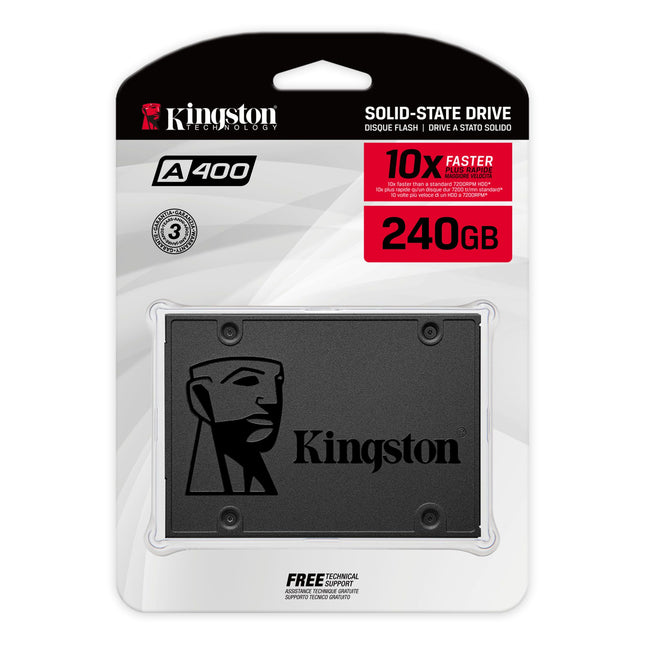 Disco SSD 240 GB A400 SATA3 2.5 7mm height  Kingston