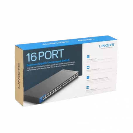 Switch Business 16 Puertos Gigabit LGS116 sin gestionar