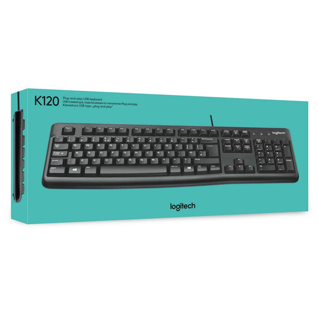 TECLADO K120 Spn Black USB LOGITECH