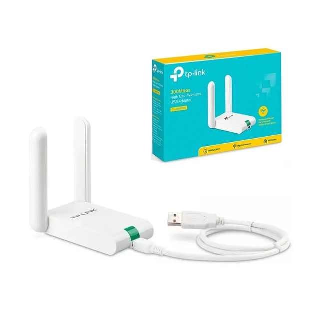 ADAPTADOR WI FI USB ALTA GANANCIA 300MBPS TL- WN822N