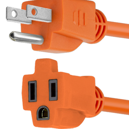 CABLE DE PODER EXTENSIÓN 16AWG 7m 22.9ft 110V OR NEMA515 FORZA FOC-1125OR