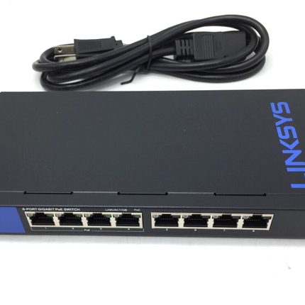 Switch 8 puertos Linksys LGS108P 4Gigabit + 4POE Sin gestionar