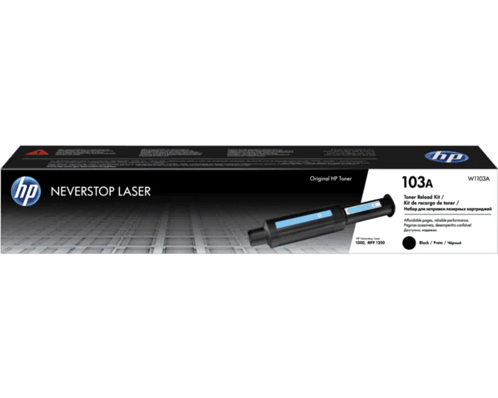 Image of Tóner Laser Kit de Recarga 103A Negro Original HP
