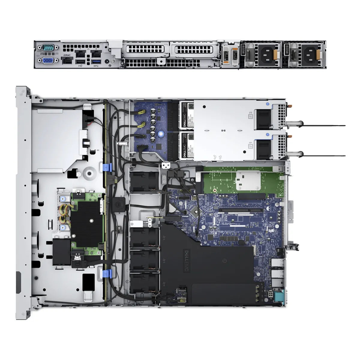 Servidor DELL PowerEdge R350 Intel Xeon E-2336 16GB 480GB RI 2.5Inc SSD iDRAC9B15G PERC H755