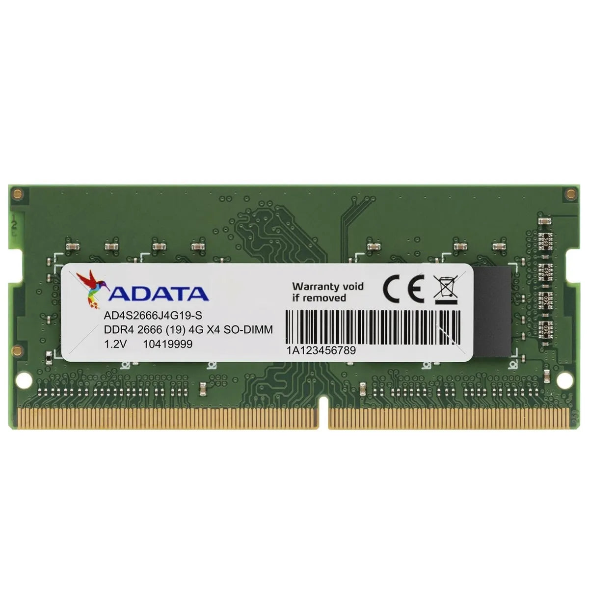 Image of Memoria Ram SO-DIMM ADATA 4GB PC-2666 DDR4 CL19