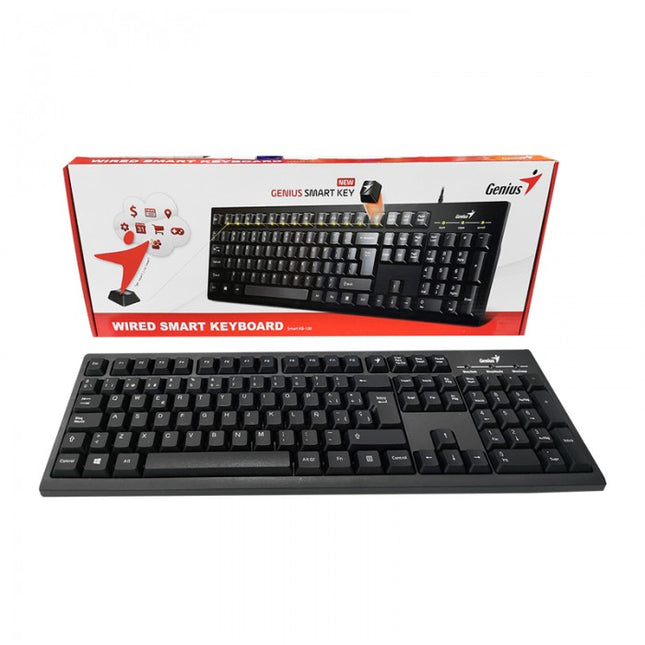 Teclado Smart KB-100 USB SP BLACK GENUIS