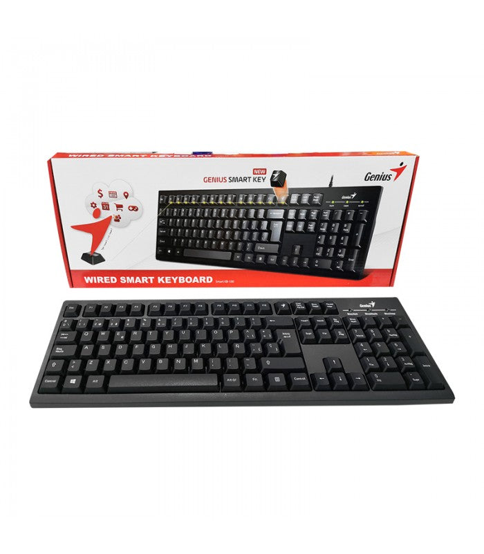 Teclado Smart KB-100 USB SP BLACK GENUIS