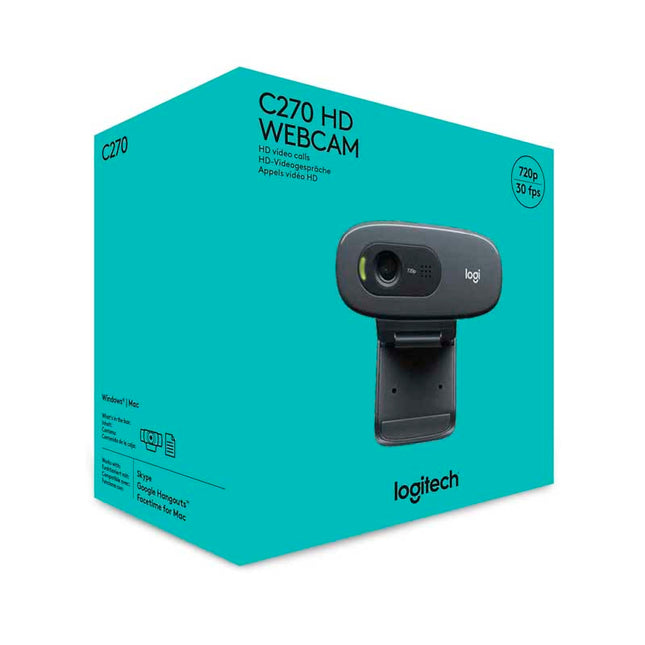 CÁMARA WEB MICRÓFONO INTEGRADO HD C270 LOGITECH