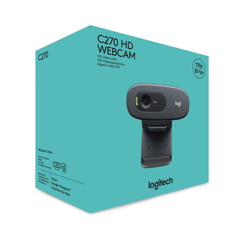 CÁMARA WEB MICRÓFONO INTEGRADO HD C270 LOGITECH