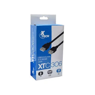 Cable USB 4.5m Tipo A MALE - TIPO B FMALE  XTC306 XTECH